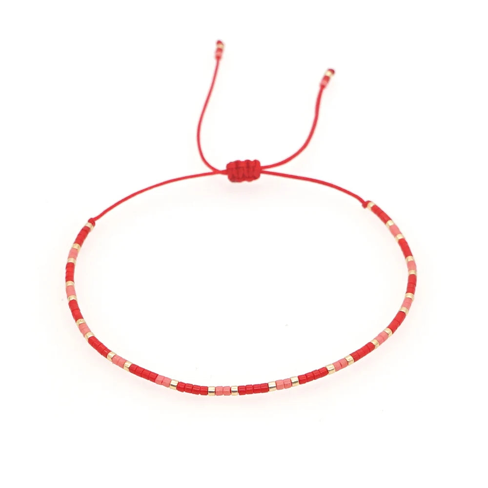 Go2boho Fashion Bohemian Summer Beads Adjustable String Bracelets Factory Wholesale Price Miyuki Beaded Bracelets for Women Gift