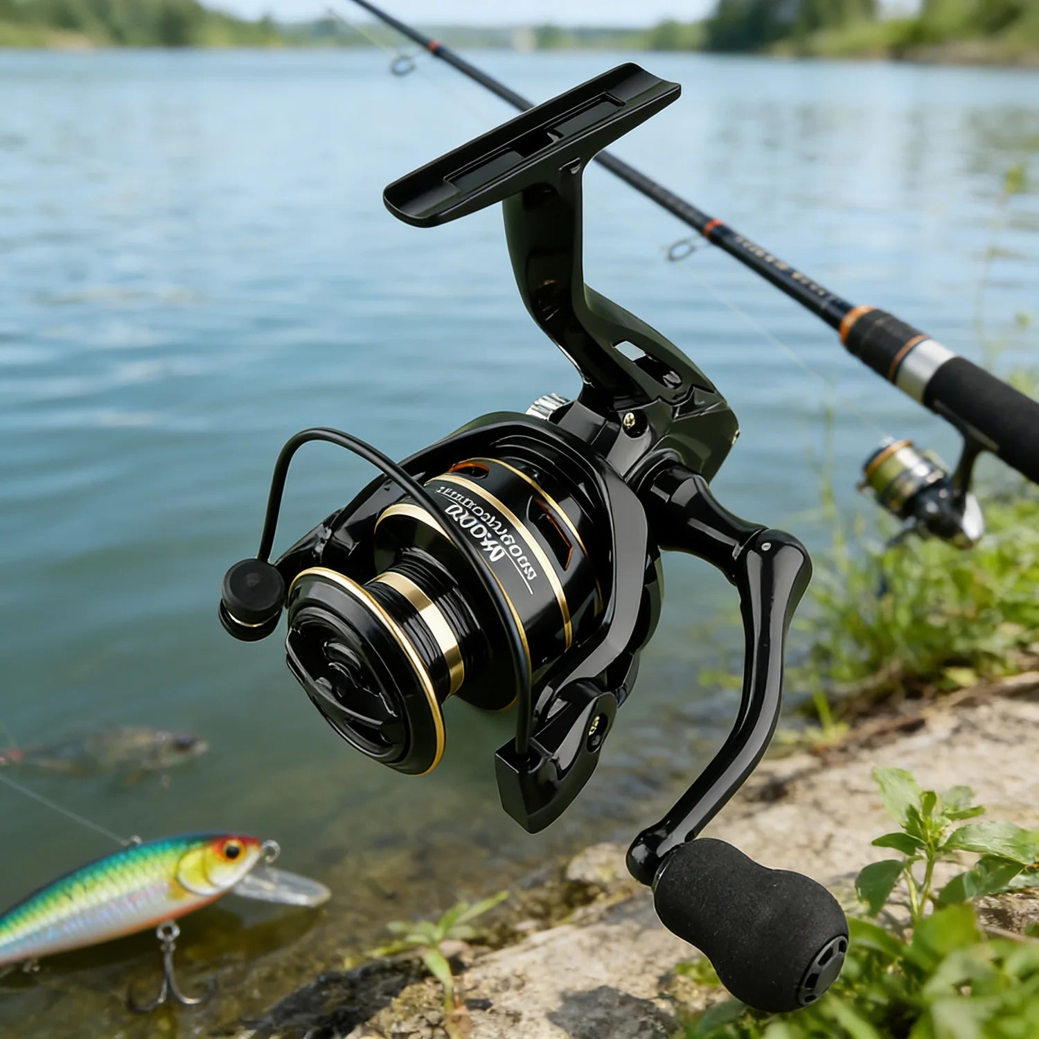 [Germany Stock] Rooblinos NX Left Hand Spinning Baitcasting Reel 5.2:1 Gear Ratio 1000-7000 Series Two-Speed System Anti-Reverse