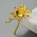Lotus Fun 925 Sterling Silver Elegant Freeisa  Beautiful Flower Brooch Women Gift Fine Jewelry for Women
