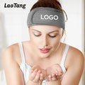 Soft Spa Facial Hair Band Adjustable Makeup Terry Cloth Stretch Head Wrap Beauty Shower Spa Headband
