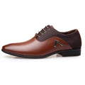 Men's Leather Shoes Man Top Level Elegant Business Dress Shoes Male All-Match Casual Shoes Anti-Odor Light Weight Party Footwear