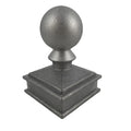 2024 Hot Sale 2-Inch Aluminum Ball Cap Easy-to-Assemble Ornamental Garden Fence Hardware Metal Frame Post Cap 3D Modeling