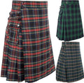 Mens Scottish Traditional Highland Tartan Kilt With Pockets Scottish Kilt Men