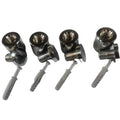 Professional Manufacture Large Aluminum Sign Standoffs Fixings Dia25x25mm Chrome Plated Indoor Signage Fasteners