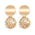 Cross-border Europe and the United States New Creative Geometric Earrings