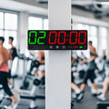 CHEETIE CP50A ABS Lightweight Workout Portable Interval Training Small Led Countdown Clock Gym Mini Magnetic Digital Timer Abs