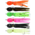 SNEDA Luminous Squid Skirt Double Hooks Soft Lure Pesca 11cm/22g Sea Fishing Lure Inchiku Octopus Glow Rubber Artificial Bait