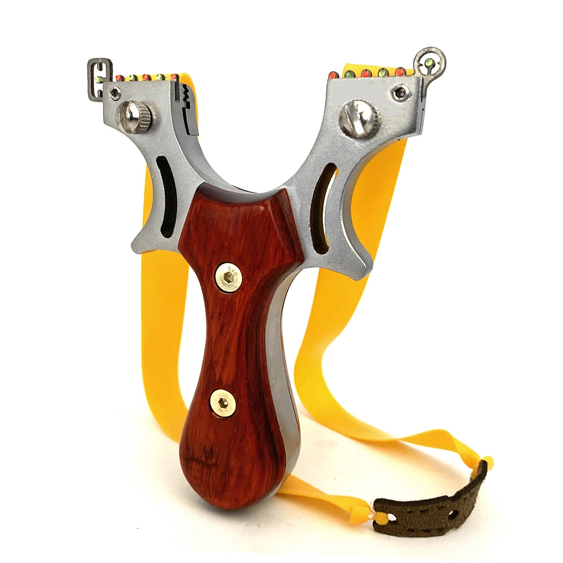 High Precision Solid Wood and Stainless Steel Bow for Outdoor Sports Shooting High Performance Hunting Catapult