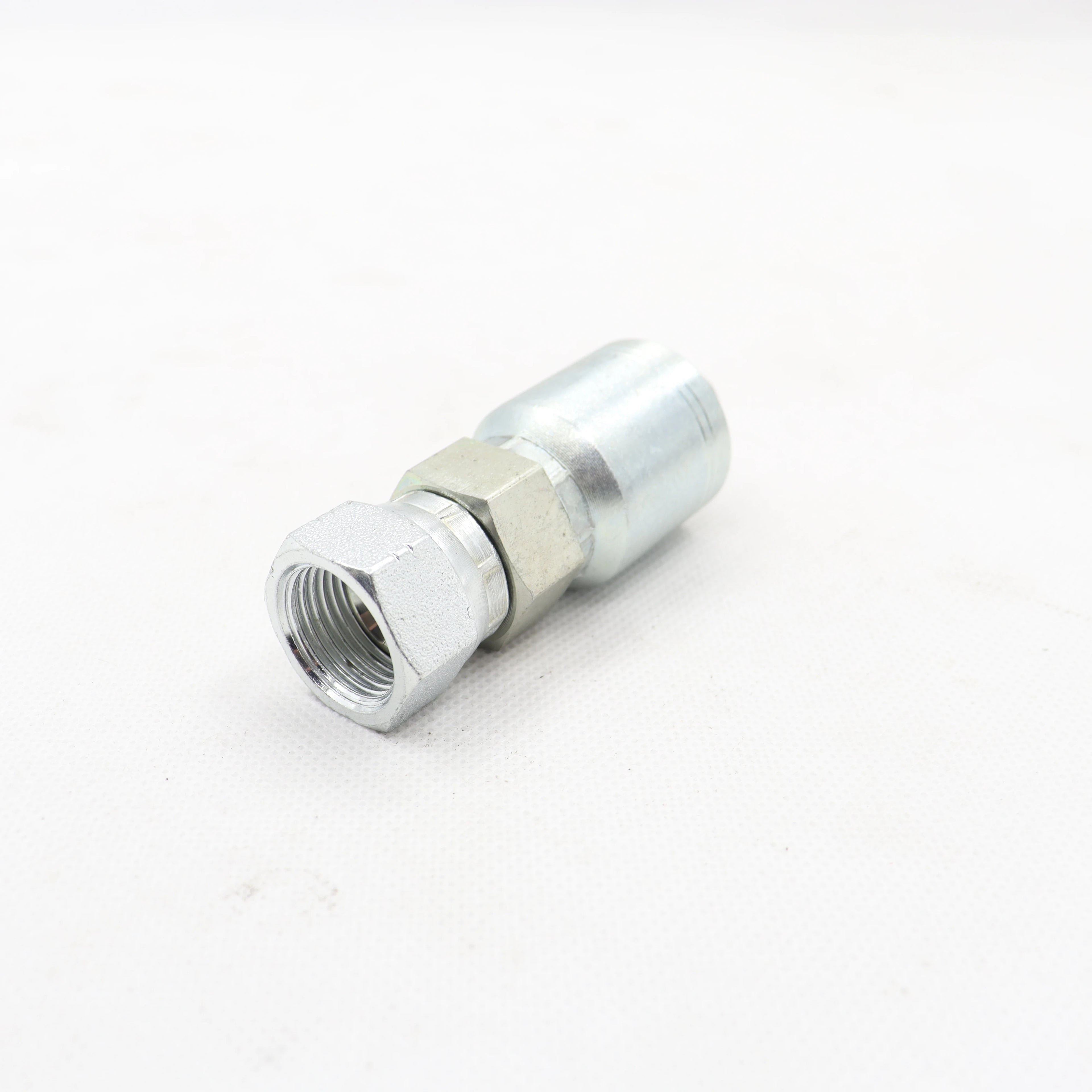 Parker 43 Series One Piece Hydraulic Hose Fittings Silver Hexagon Carton Box Construction Machinery Catpillar Carbon Steel 10643