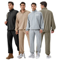 Wholesale Track Suit Clothing Manufacturers Men Suits Plain Casual Sweater Set Polyester Tracksuits for Men Custom