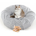 Hot Sale Eco-Friendly Cat Toy Tunnel Interactive Cat Toy Set Foldable Tunnel Pet Cat Collapsible  Play Track Toy Bed
