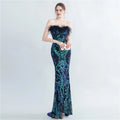 31206# Spot New Foreign Trade Process Order Ostrich Hair High-end Chest Tuxedos