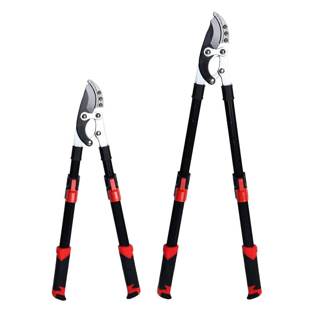 Winslow & Ross Chrome Plated Lower Blade Lopping Shear Long Reach 70-88cm Telescopic Metal Anvil Loppers