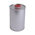 2L Round Metal Tin Can with Plastic Cap Factory-Direct 2L Oil Can with Plastic Cap Readiness for Use