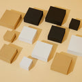 Custom Recyclable Matte Small Gift Box With Lids Cardboard Jewelry Boxes With Cotton Filled for Valentine's Day