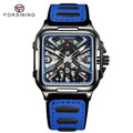 Forsining New Relogio Masculino 3D Hollow Out Dial Custom Skeleton Automatic Men Watch  for Men's Luminous Watches Mechanical