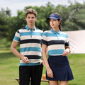 Polo Factory Custom High Quality Heavy Polo Shirt Wholesale Classic Men and Women's New Design Striped Casual  Polo Shirt