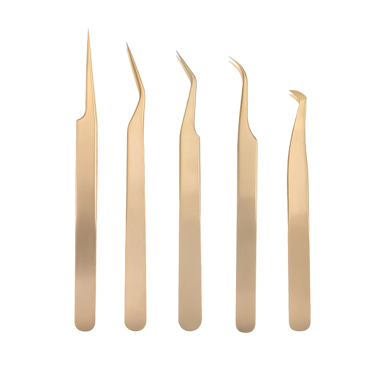 Wholesale  Quality Private Label Stainless Steel Anti Slide Makeup Tools Lash Eyelash Tweezers