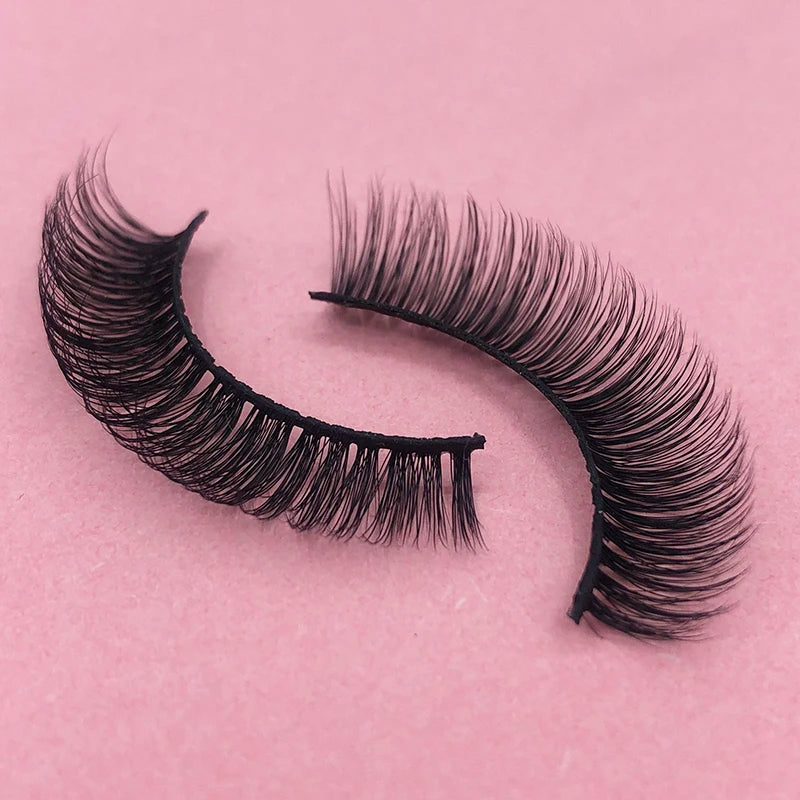 DC31 Eyelash Vendor Wholesale Russian Full Strip Lashes Customized Packing Faux Mink Eyelash