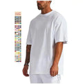 Heavyweight t Shirts for Men Customized t Shirts 100% Cotton Printed 280gsm Loose Basic Causal Gym Wear Over Size RTS Tee Shirt