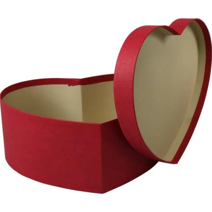 Custom Luxury Red with White Polka Dots & Heart Shaped Window Decorative Box Chocolate Box
