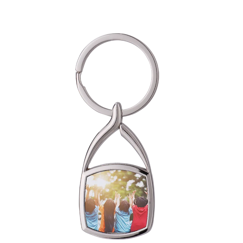 Fast Custom Zinc Alloy Key Holder Keychain Custom Your logo Keychains Sublimation Metal Blank Keychains