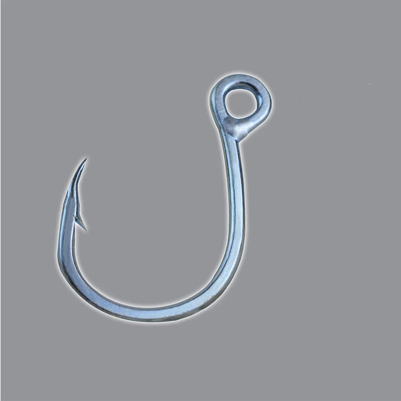 WF021 2/0 3/0 4/0 5/0 6/0 Sea Fishing Hook Seawater Hooks Strong Barbed Sea Assist High Carbon Steel Jigging Hooks Fishing