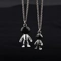 Wholesale Stainless Steel Necklace for Men Women Couple Necklace 304 Stainless Steel Chain Space Astronaut Pendant Necklace