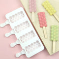 YS DIY Diamond Ice Cream Make Molds Silicone Popsicle Ice Cube Tray Homemade Cheese Pudding Mould Gifts Kitchen Accessories Tool