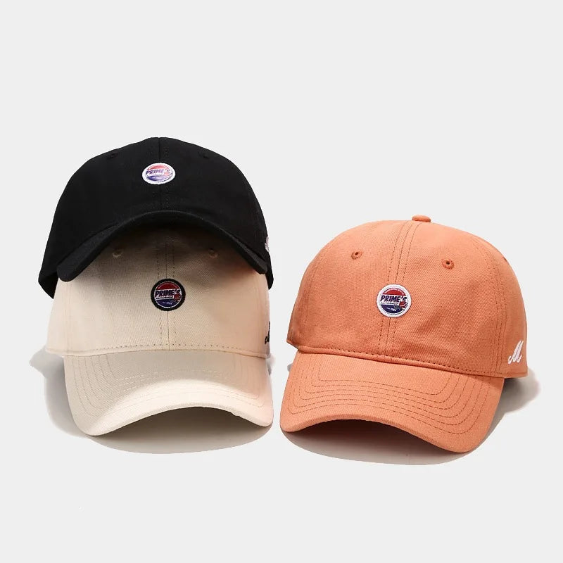 Wholesale Trendy Mid Profile 100% Cotton Baseball Cap Sporty Golf 6 Panels Gorras for Men Women Custom Logo Letter Pattern