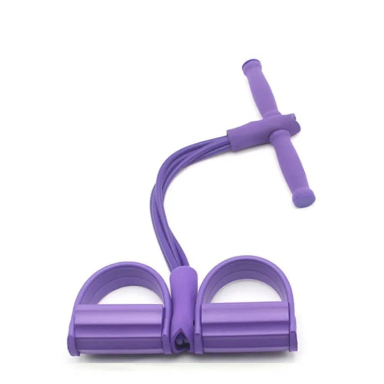 Multifunctional Sit-up Pull Yoga Pedal Resistance Band Tube Latex Sporty