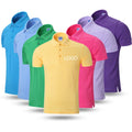AI-MICH Promotional Fashionable Custom Logo Front Solid Knitted 100% Polyester Anti-Wrinkle for Shirts for Men