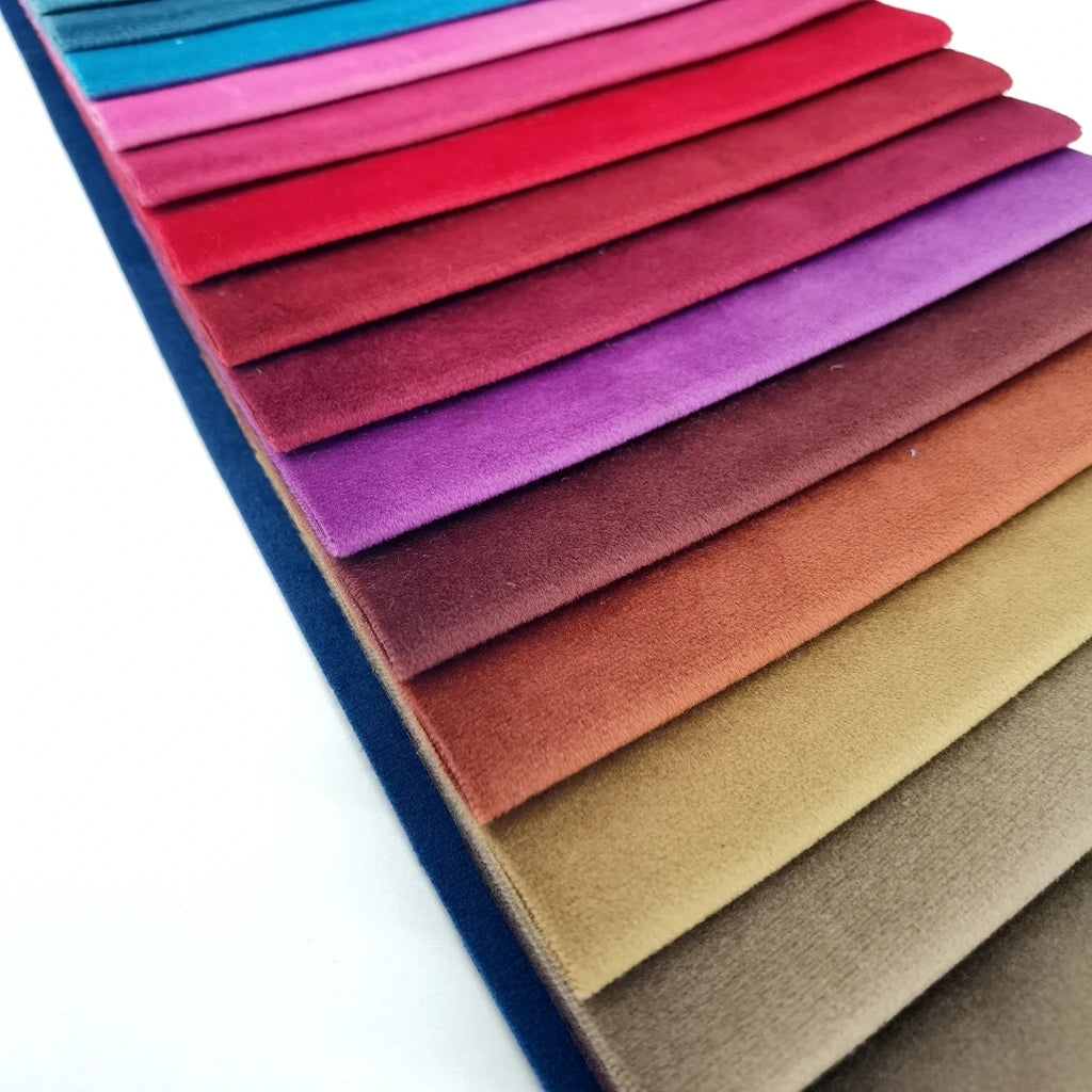 Home Decorate Curtain Fabric Multi-colors Upholstery Furniture Dyed Super Soft Plush Velvet Holland Velvet Fabric for Curtain