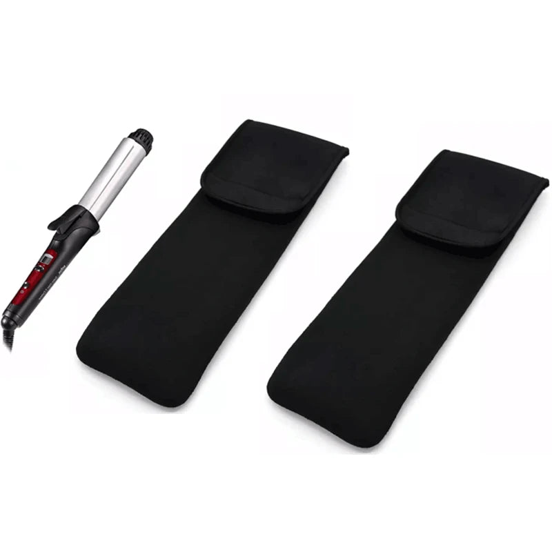 Heat Resistant Travel Case for Curling Iron and Flat Iron Neoprene Cooler Bags with Hair Protection