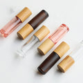 10ml Glass Roll on Bottle with Bamboo Lid for Essential Oils Creative Eco-friendly Refillable  Perfume  Bottles