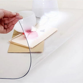 1.0MM PVC Table Cloth Super Special Formula Transparent Clear Soft Glass Roll Film Sheet