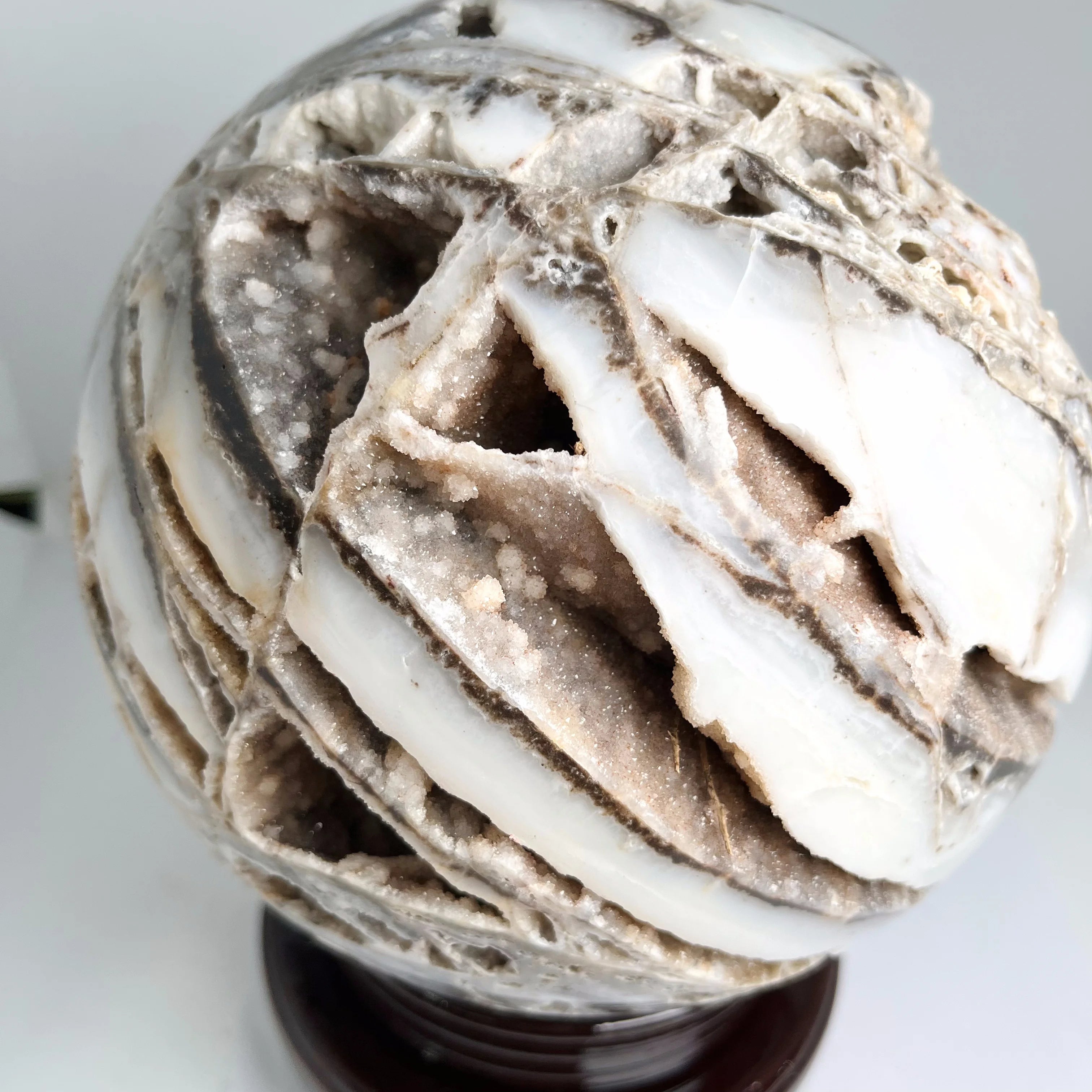 Wholesale Large Custom Crystal Spheres Natural Crystals Sphere Sphalerite for Unique Decor