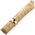 Eco-Friendly Modern Metal Napkin Ring Holder with Kirsite Material Simple Design for Party and Family Dinner Table Decoration