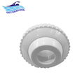 Pool and Spa Eyeball Jet 1.5" Threaded to Slotted  Nozzle White Adjustable MIP Thread Flow Inlet Fitting