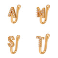 Fashionable Copper U-Shaped Nose Clip Rings Nose Piercing-Free Jewelry for Women for Wedding Engagement or Gift