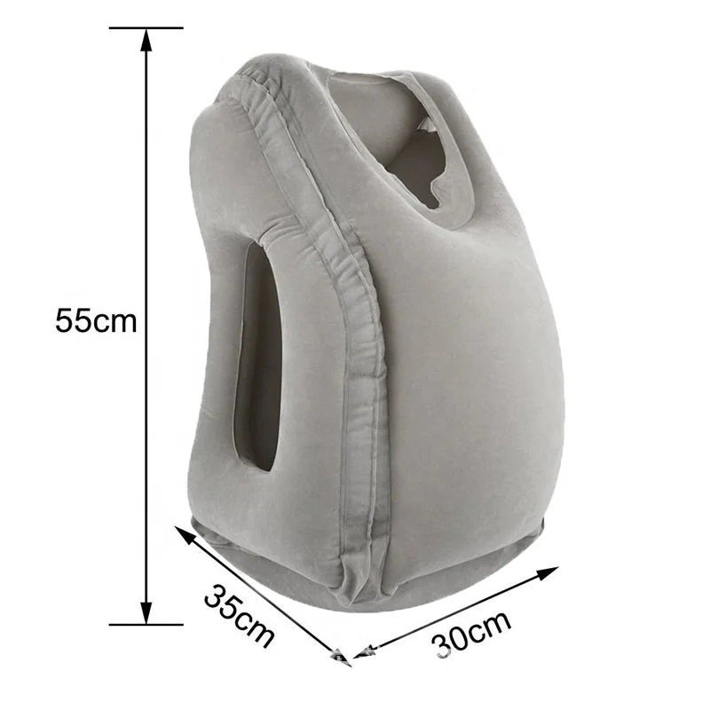 New Design Travel Sleeping Portable Inflatable Airplane Travel Air Pillow Inflatable Travel Pillow