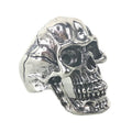 Fashion Vintage Classic Punk Silver Stainless Steel Ring Mens Gothic Biker Rings Gothic Jewelry Gift