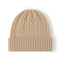 Autumn and Winter New Big Head Wool Knitted Hat for Men and Women Unisex Cold Hat Warm and Thick Knitted Hat