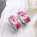 Wholesale Fashion Sterling Silver White Plated Earring Jewelry for Women