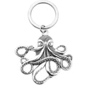 Octopus Pendant Metal Key Chains Holder Designer Ocean Beach Summer Charm Key Tag Ring Bag Backpack Accessories Car Key Chain