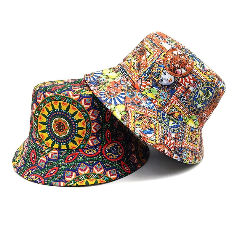 Landfond Oem Custom Logo Winter Fisherman Hat Resistant UV Protection Reversible Distressed Bucket Hat Corron