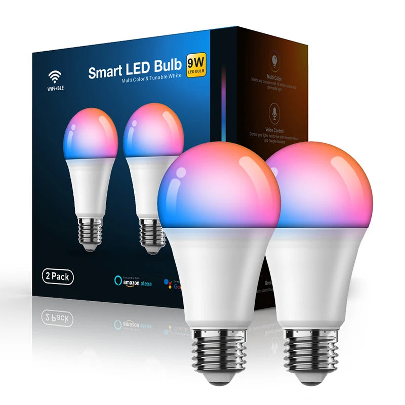Roomlux 9W 10W E27 A60 Smart LED Bulb Remote Control Wifi Tuya App RGB Dimmable LED Light
