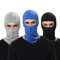 Men Women Black Uv Protection Dust Proof Windproof Milk Silk Balaclava Face Mask for Skiing Snowboarding Cycling Hiking