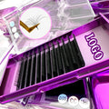 Individual Eyelash Extensions Private Label Russian Mink Cashmere Lash Trays Matte Silk Lashes Extensions