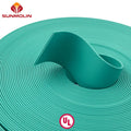 Custom Smooth Matte 25mm Eco-friendly Sustainable Bag Use Easy Clean Abrasion Resistant Waterproof TPU Coated Webbing Green